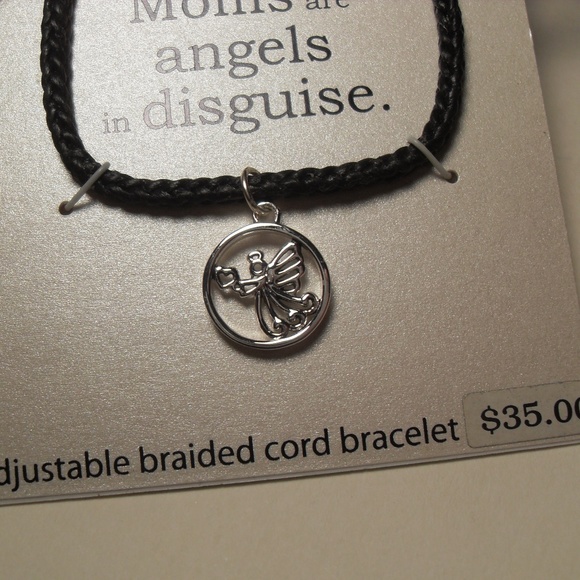 Moms are Angels in Disguise Sterling Bracelet, NWT - Picture 3 of 3